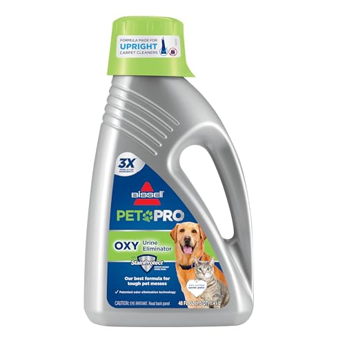 Bissell Professional Pet Urine Eliminator + Oxy Carpet Cleaning Formula, 48 oz, 1990, 48 Ounce