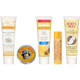 Burt's Bees Christmas Gifts, 5 Stocking Stuffers Products, Everyday Essentials Set - Original Beeswax Lip Balm, Deep Cleansing Cream, Hand Salve, Body Lotion & Coconut Foot Cream, Travel Size