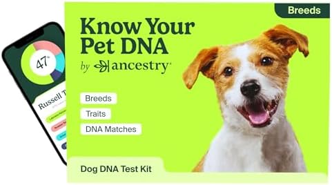 Dog DNA Test by Ancestry: at-Home Testing, Breed Identification & Trait Insights, Canine Genetics Analysis, Unique Pet Parent Gift, New Puppy Essentials