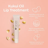 Hanalei Cruelty-Free and Paraben-Free Hydrating Lip Treatment for Severely Dry Lips - Infused with Kukui Oil, Shea Butter, Grapeseed Oil - Made in USA - Clear Travel-Size 3 Pack (5ml x 3)