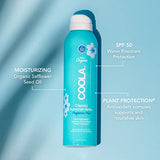 COOLA Organic Sunscreen SPF 50 Sunblock Spray, Dermatologist Tested Skin Care For Daily Protection, Vegan and Gluten Free, Fragrance Free, 6 Fl Oz