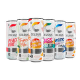 CELSIUS Sparkling Energy Drink - 12-Pack of 12 fl oz Cans - Variety Pack (Oasis Vibe, Fantasy Vibe, Peach Vibe, Arctic Vibe, Tropical Vibe) - Zero Sugar, Functional Essential Energy by World Group Packing Solutions