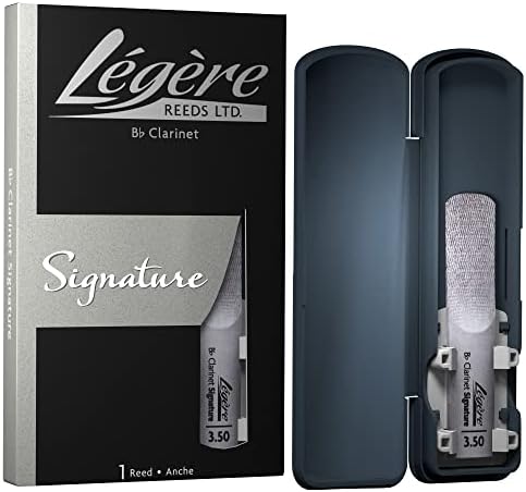 Légère Reeds - Bb Clarinet Reed, Signature, Strength 3.50 (BBSS3.50) - Premium Synthetic Woodwind Reed