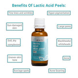 LACTIC Acid 90% Skin Chemical Peel- Alpha Hydroxy (AHA) For Acne, Skin Brightening, Wrinkles, Dry Skin, Age Spots, Uneven Skin Tone, Melasma & More (from Skin Beauty Solutions) - 2oz/ 60ml