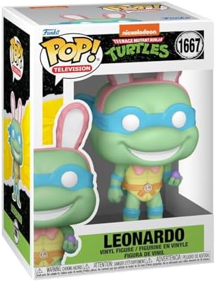 POP! Vinyl: Teenage Mutant Ninja Turtles (TMNT) Easter - Leonardo - Leo - Teenage Mutant Ninja Turtles Retro/Classic - Collectable Vinyl Figure - Gift Idea - Official Merchandise