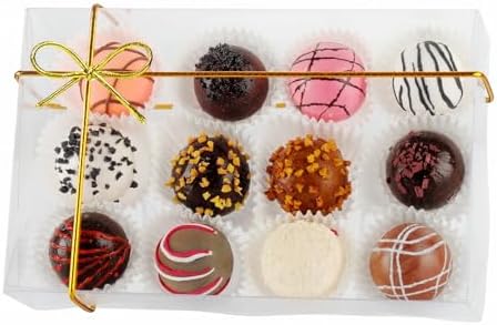 20Pack 8x5x2Inches Full Clear Cookies Boxes Bakery Boxes Strawberries Boxes Chocolate Bomb Boxes Cakesickle Boxes Mini Cake Cinnamon Roll Boxes