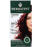 Herbatint Permanent Haircolor Gel, FF1 Henna Red, Alcohol Free, Vegan, 100% Grey Coverage - 4.56 oz