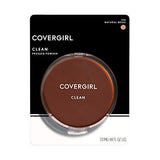 Covergirl Clean Pressed Powder Foundation, 140 Natural Beige, 0.44 Fl Oz