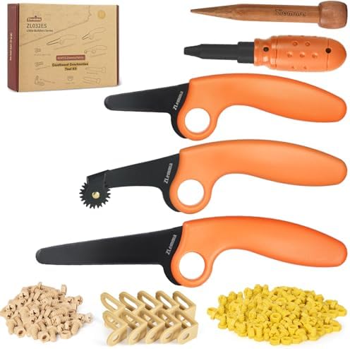 Cardboard Construction Kit - 425 PCS Kids Building Set with Safe Serrated Cutter, Crease Roller, Screws & Nuts , STEM Upcycled Tool for DIY Cardboard Projects, Engineering & Creativity