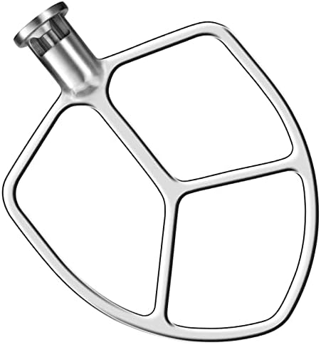 Paddle Attachment for Kitchenaid Stand Mixers 5 Quart Lift and 6 Quart, Flex Edge Beater Compatible with KitchenAid, Dishwasher Safe