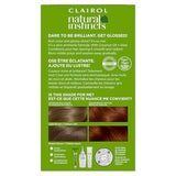 Clairol Natural Instincts Demi-Permanent Hair Dye, 6R Light Auburn Hair Color, Pack of 3