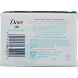 Dove Sensitive Skin Unscented Hypo-Allergenic Beauty Bar 4 oz, 2 ea (Pack of 4)