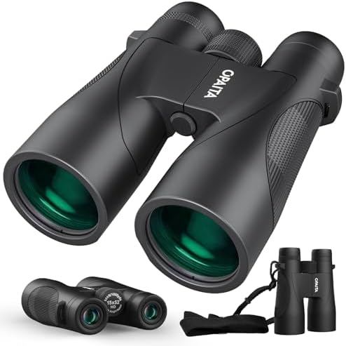 15x52 High Powered Binoculars for Adults - OPAITA HD Binoculars for Bird Watching Hunting Hiking Travel Cruise Ship Sports with Large & Bright View - Powerful Binoculars with Clear Low Light Vision