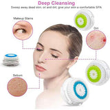 Facial Cleansing Brush Heads,Face Brush Head Replacements Compatible with Clarisonic Mia 1, Mia 2, Mia Fit, Alpha Fit, Smart Profile Uplift,Deep Pore and Sensitive（6 Pack）