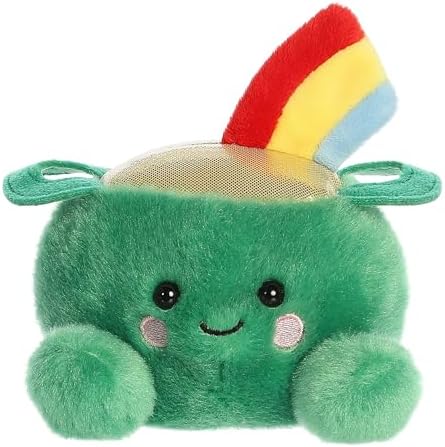 Aurora® Adorable Palm Pals™ Ciara Pot of Gold™ Stuffed Animal - Pocket-Sized Play - Collectable Fun - Green 5 Inches