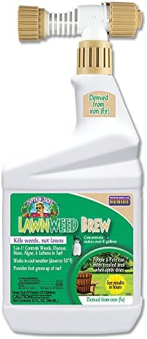 Bonide Captain Jack's Lawnweed Brew, 32 oz Ready-to-Spray, Fast-Acting Formula Controls Weeds, Moss, Algae, Lichens & Disease