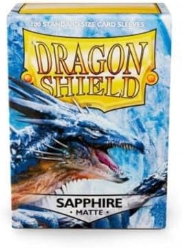 Arcane Tinmen Sleeves: Dragon Shield Matte Sapphire (100), One Size