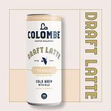 La Colombe Coffee, Vanilla Draft Latte, 11 fl oz Cans (Pack of 12), Coffeehouse Quality Cold Brew, Specialty Grade Coffee Beans, Ready-to-Drink On-the-Go