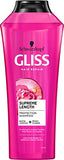 Schwarzkopf Gliss Supreme Length Shampoo für langes und strapazierbares Haar 400ml