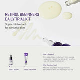 SOME BY MI Retinol Intense Trial Kit - Serum and Eye Cream, 0.33Oz - Mild Korean 0.1% Retinol Face Serum and Eye Cream for Beginner - Skin Texture, Elasticity and Under Eye Care - Korean Skin Care