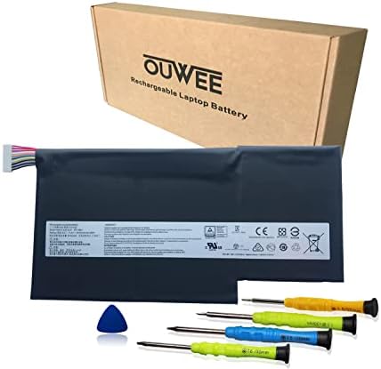 BTY-M6J Laptop Battery Compatible with MSI GS63 7RE-009CN 018CN GS63VR 6RF-016CN 095CN 7RF-239CN 258CN GS73 7RE-004CN GS73VR 6RF-013CN 7RF-284CN Series BTY-U6J BP-16K1-31 11.4V 64.98Wh 5700mAh