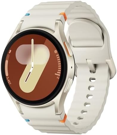 Samsung Galaxy Ai Watch 7 Latin American Version Sm-L300 (40mm) Bluetooth Wellness Tips, Heart Rate Tracking, Sleep Monitor, Fitness Tracker (Cream)
