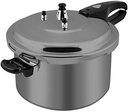 Barton 7.4 Quart Pressure Canner Release Valve Canning Cooker Pot Stove Top Instant Fast Cooking, Titanium 7.4QT