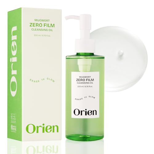 Orien Mugwort Zero Film Cleansing Oil 6.76 fl.oz. 200ml ㅣDaily Makeup Blackhead Removal No pore clogging Korean skincare double cleansing