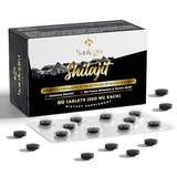 30,000 MG Shilajit Tablets, 100% Shilajit Pure Tablets 60 Counts - Shilajit Himalayan Organic Rich in Fulvic Acid & 85+ Trace Minerals, Shilajit Resin Supplement for Energy & Immune System