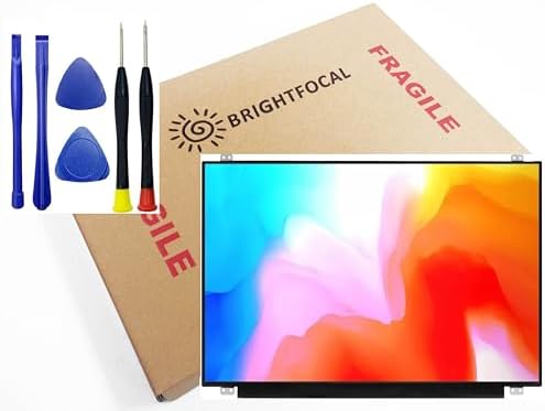 BRIGHTFOCAL New Screen Replacement for Boehydis BOE NV156FHM-N41 15.6" Full-HD FHD 1920 x 1080 1080p Slim Matte LED LCD Screen Display with Tool
