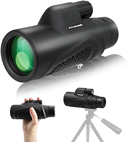 Astromania 8X42 HD K9 Prism Monocular Telescope, Waterproof, Compact Handheld Monoscope, for Bird Watching Camping Travelling Wildlife Scenery