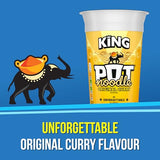 POT NOODLE Original Curry King Pot Noodle instant vegetarian snack quick to make noodles 12x 114 g