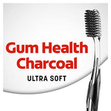 Colgate Gum Health Charcoal Adult Manual Toothbrush, Ultra Soft, 4 Pack