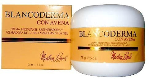 BlancoDerma Avena Face Cream 75g - Natural Skin Whitening Moisturizer for Combination Skin