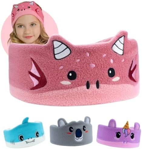 Original Toddler & Kids Headphones - Bluetooth Wireless & Wired Headband - Comfortable Fit - Safe Volume Limited - Adjustable for Travel, Learning, and Sleep (Ember The Dragon)