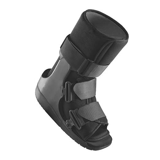 Centec Walker Boot (Non-Air) - Medical Grade Immobilization for Strains, Sprains & Stable Fractures | Breathable Material (Low Top, High Top) (HIGH TOP/XL)