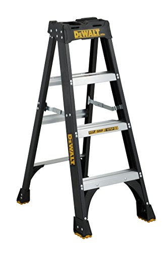 DeWalt 4-Foot Fiberglass Step Ladder, 300-Pound Load Capacity, Type IA, DXL3010-04