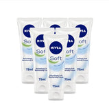 NIVEA Soft Moisturizing Creme 2.60 oz (Pack of 6)