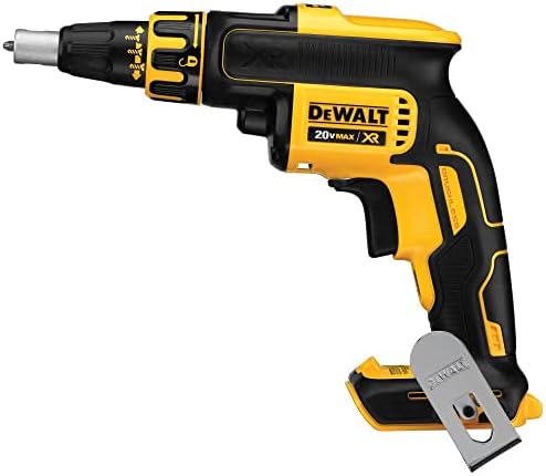 DEWALT 20V MAX XR Drywall Screw Gun, Cordless, 4,400 RPM, LED Light, Bare Tool Only (DCF620B)