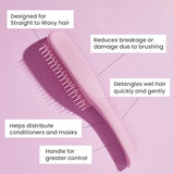 Tangle Teezer The Ultimate Detangling Brush, Dry and Wet Hair Brush Detangler for All Hair Types, Millennial Pink