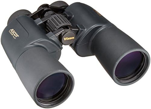 Vixen 1562-07 Binoculars 7X Ascot ZR 7 x 50 WP Polo Prism Type, 7 x 50 WP, High Eye Point, Waterproof, Wide Angle, Black