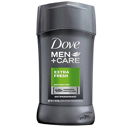 Dove Men+Care Antiperspirant Deodorant Stick, Extra Fresh 2.7 oz, Pack of 2