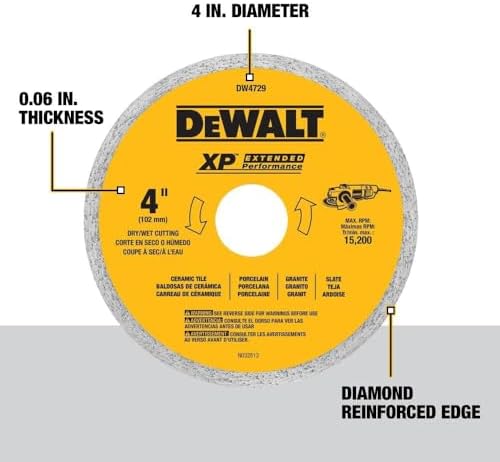DEWALT 4-in x 0.06-in Ceramic Tile Bl