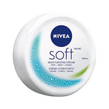 NIVEA Soft Moisturizing Creme 6.8 Ounce (Pack of 4)