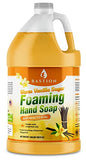 Bastion Foaming Hand Soap - Foam Hand Wash Refill for Bath And Body Works, Dial, Method, Michel, JR Watkins, Dove - Warm Vanilla Sugar w/Essential Oils in One Gallon (128 oz) Bulk Bottle