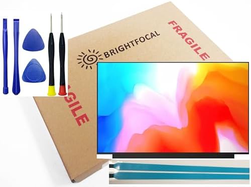BRIGHTFOCAL New Screen Replacement for LP156WFC(SP)(F7) LP156WFC-SPF7 15.6 FHD Full-HD Non-Touch 1920 x 1080 1080p Slim Matte LCD LED Display with Tape and Tool