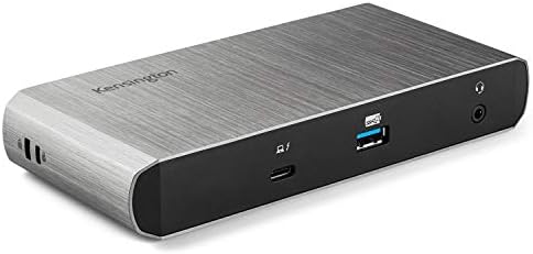 Kensington SD5500T Thunderbolt 3 and USB-C Docking Station, Dual 4K DisplayPort, for Macbooks, Windows and Surface, 60W PD (K38130US)