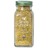 Simply Organic Adobo Seasoning, 4.14-Ounce, Garlic, Onion& Pepper Blend, Add Depth Without Heat To Fish, Meats, Rice, Kosher