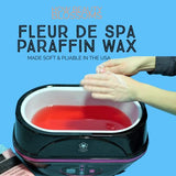 Paraffin Wax Refill for Hands and Feet | FLEUR DE SPA | Made in USA | With Acai, Coconut Oil, Jojoba, Aloe | Hydrates Dry Skin - At-Home Spa Experience