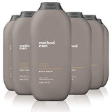 Method Men Body Wash, Cedar + Cypress, Paraben and Phthalate Free, 18 FL Oz (Pack of 6)